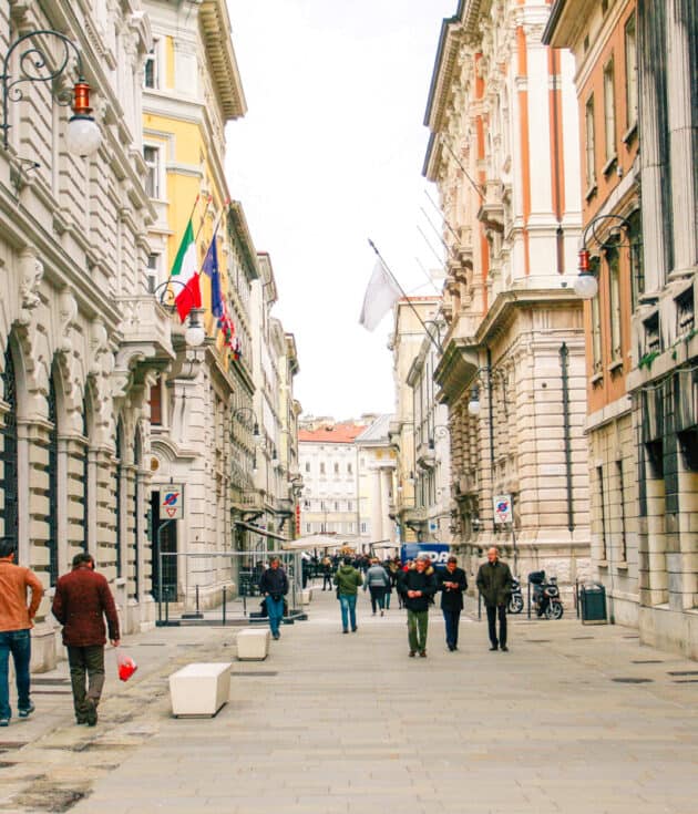 A view of a city street.