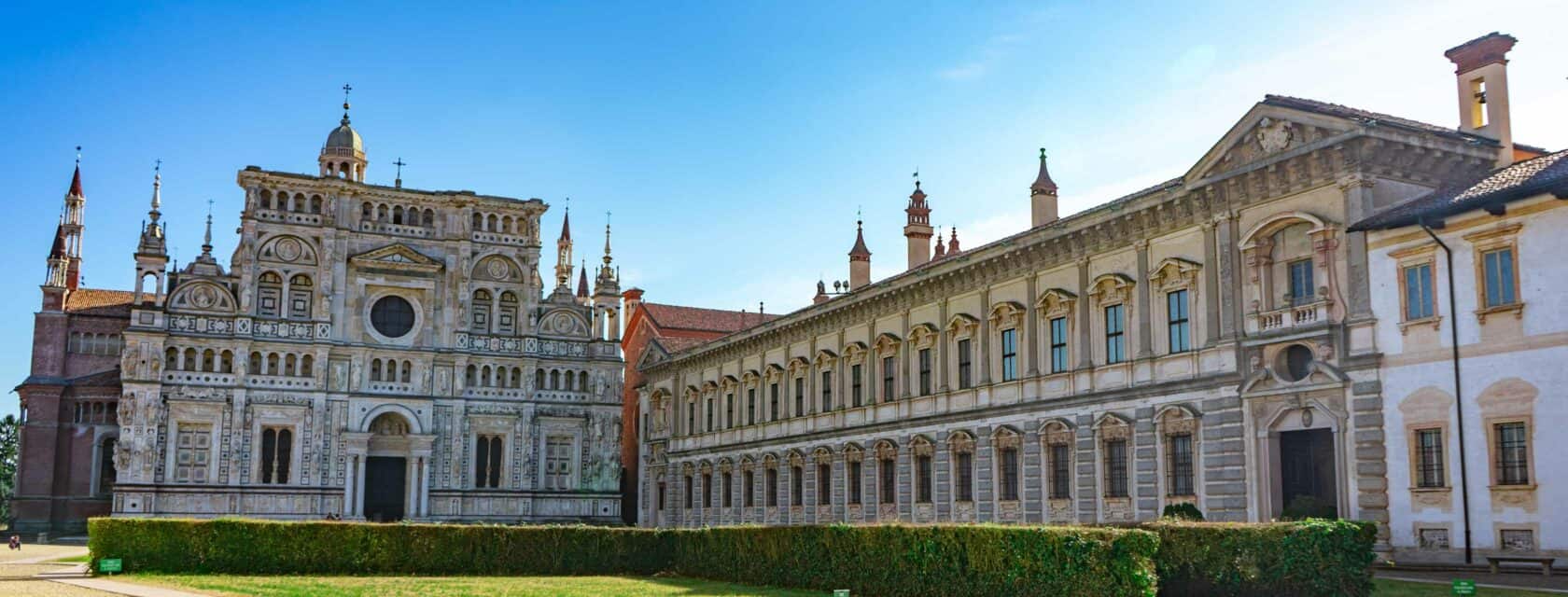The Certosa di Pavia in Italy.