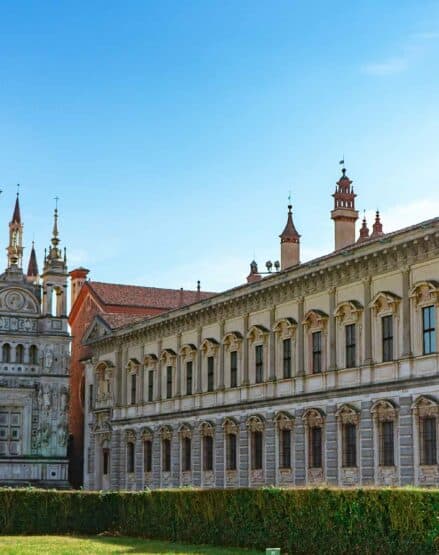 The Certosa di Pavia in Italy.