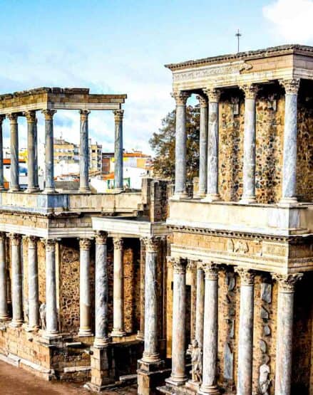 Roman architecture in the city of Merida.