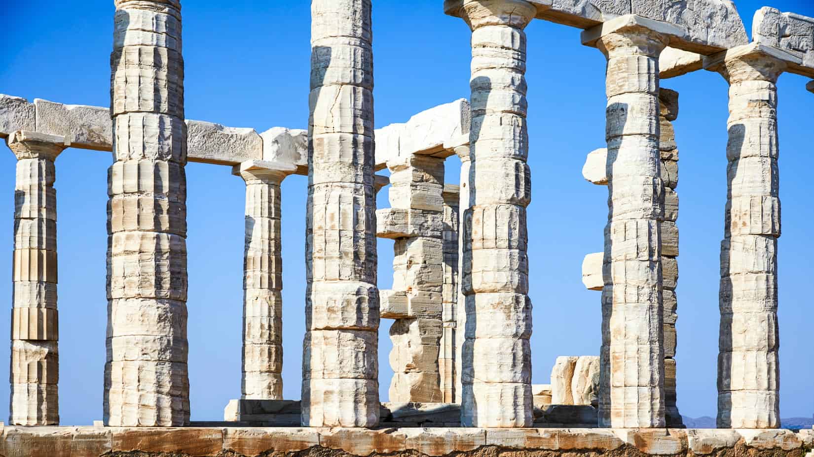 Greek columns. 