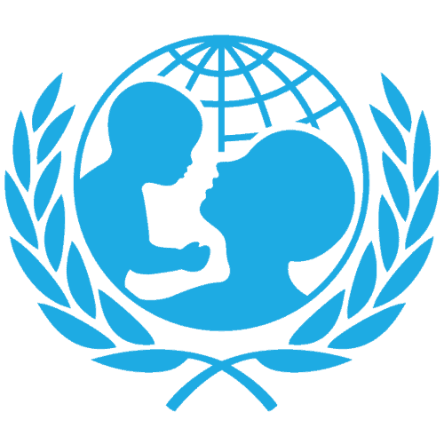 Unicef logo.