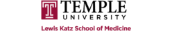 Temple University Lewis Katz School of Medicine logo.