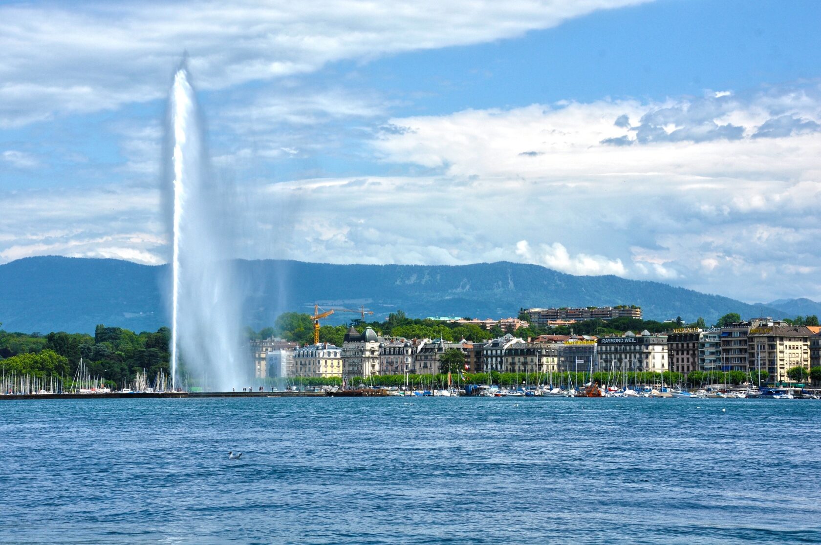 Fountain in Geneva, Switzerland, an Atlantis site.