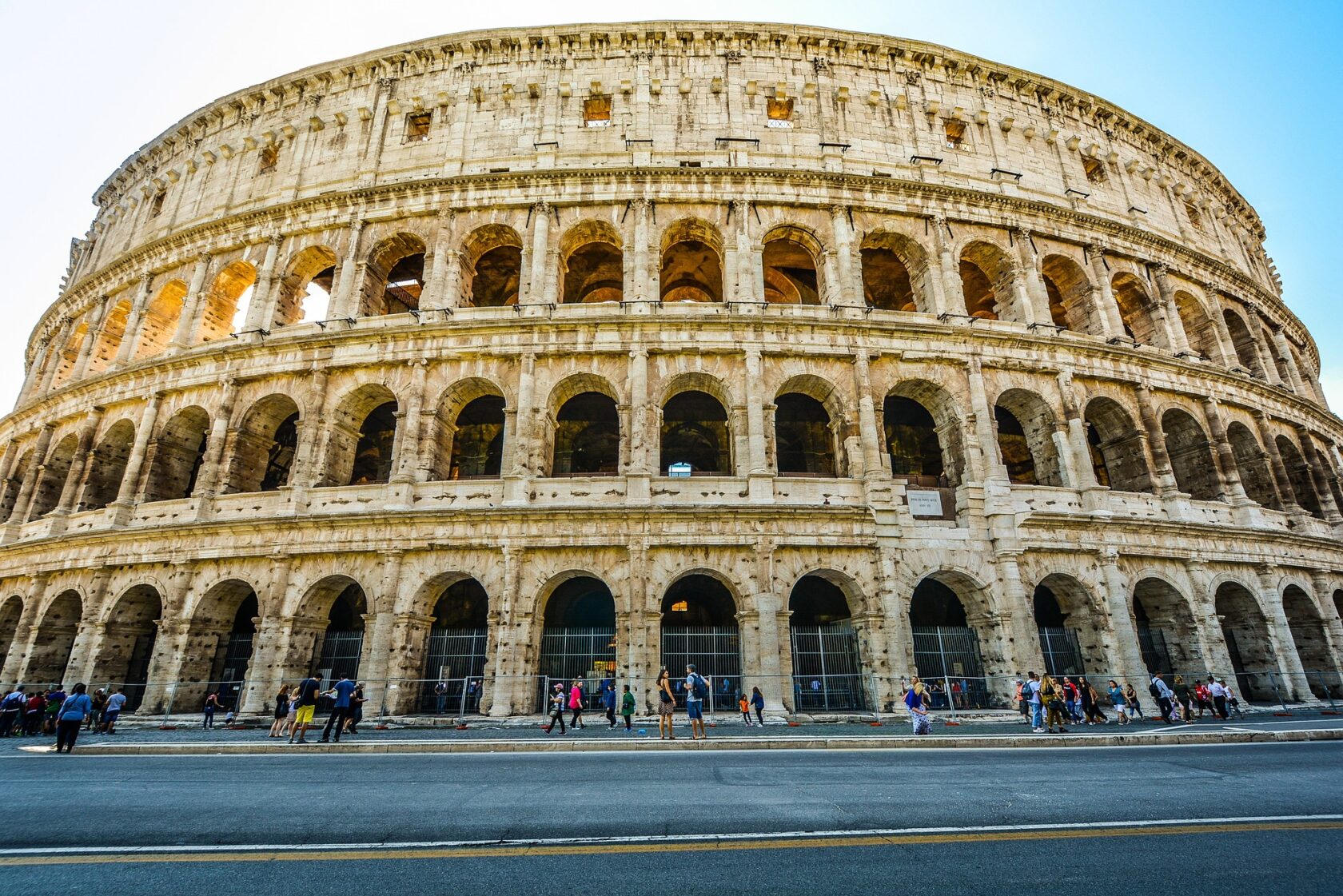 A view of the Colosseum in Rome, Italy (an Atlantis site).