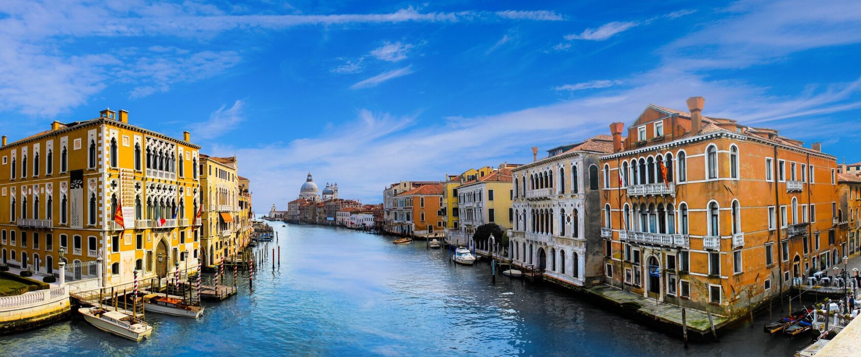 A view of the canals in Venice, Italy (an Atlantis site).
