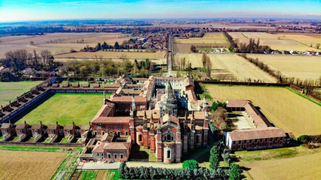 The Certosa di Pavia in Italy (an Atlantis site).