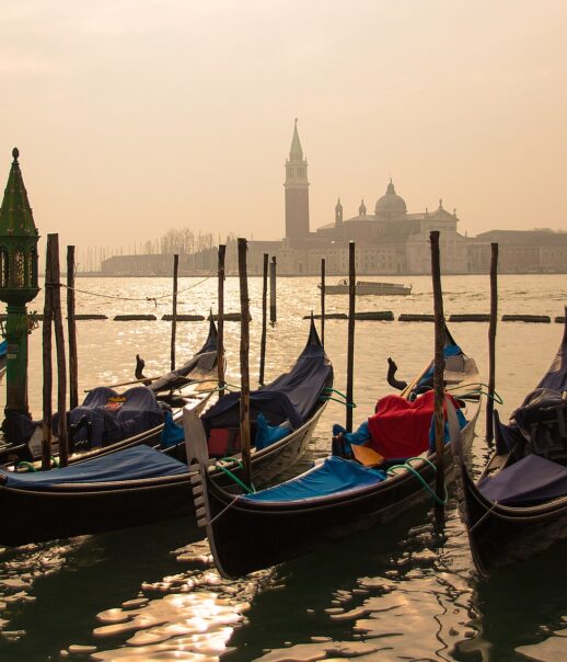 Gondolas in Venice, Italy (an Atlantis site).