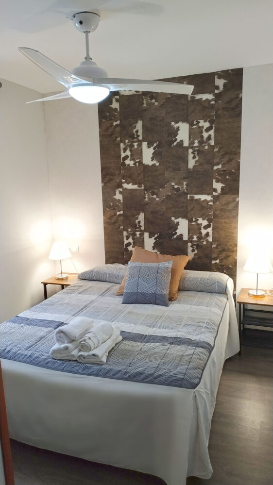 Bedroom in an apartment used for student housing in Cáceres, Spain (an Atlantis site).