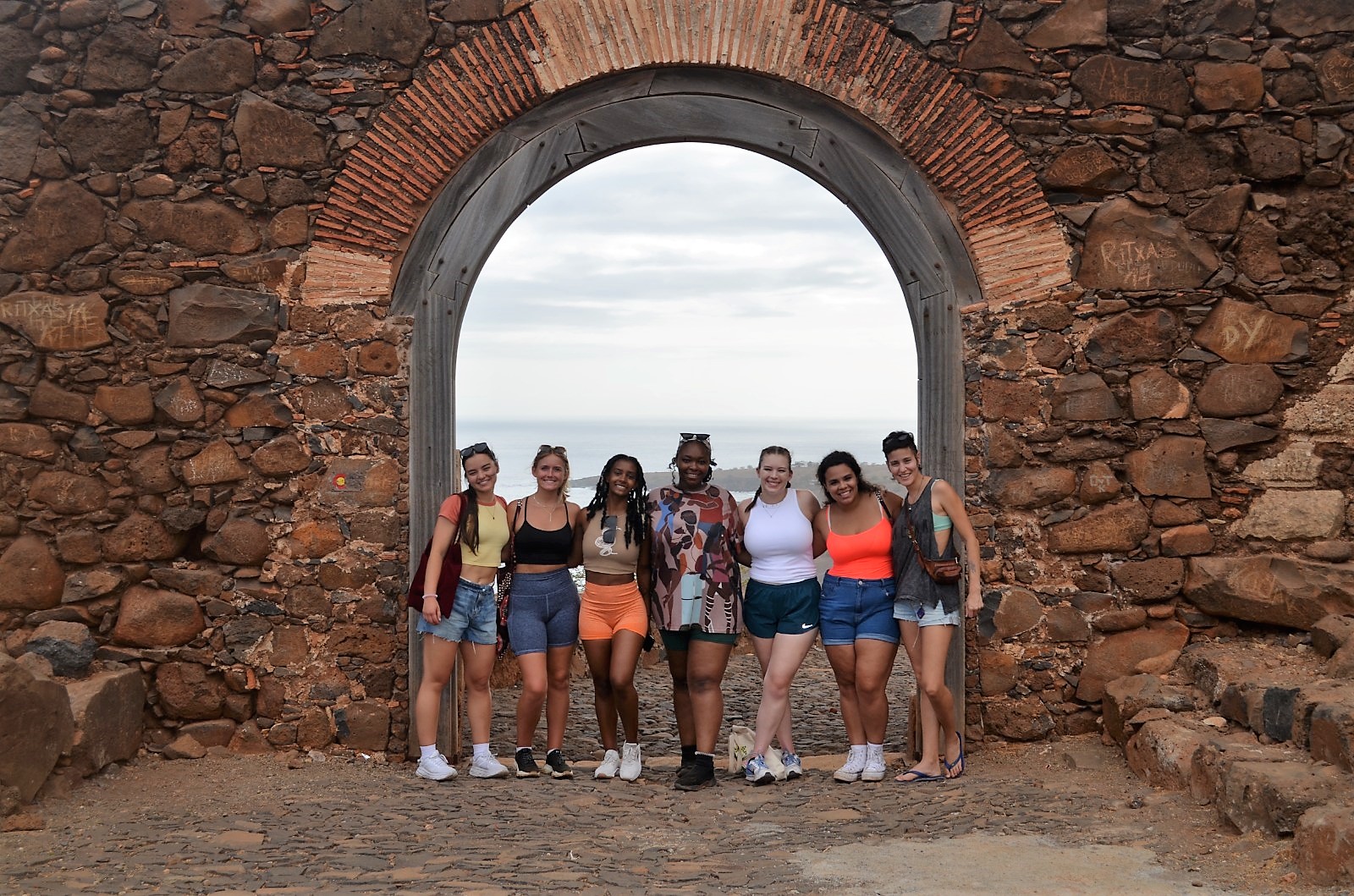 Atlantis students on an excursion in Cape Verde (an Atlantis site).