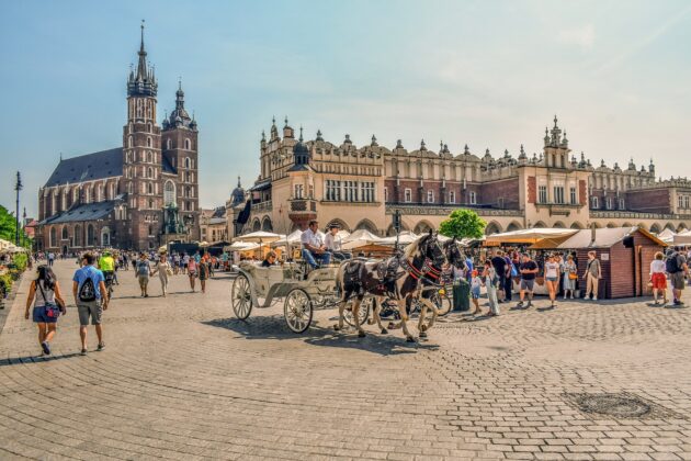 Main Market Square in Krakow, Poland (an Atlantis site).