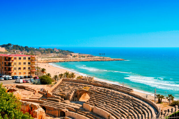 A view of the Roman Amphitheater in Tarragona, Spain (an Atlantis site).