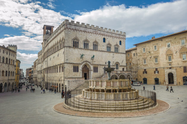 The Fontana Maggiore on Piazza IV Novembre in Perugia, Italy (an Atlantis site).