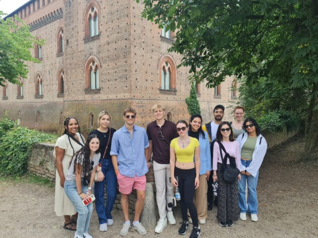 Atlantis students on an excursion in Pavia, Italy.