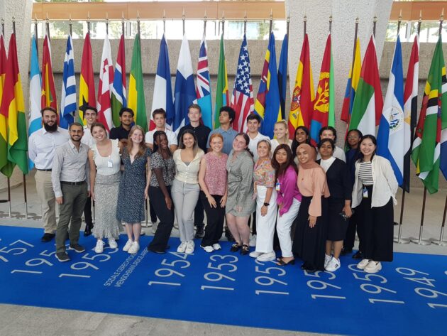 Atlantis students at a Service Research Project program in Geneva, Switzerland.