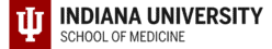 Indiana university med school logo.